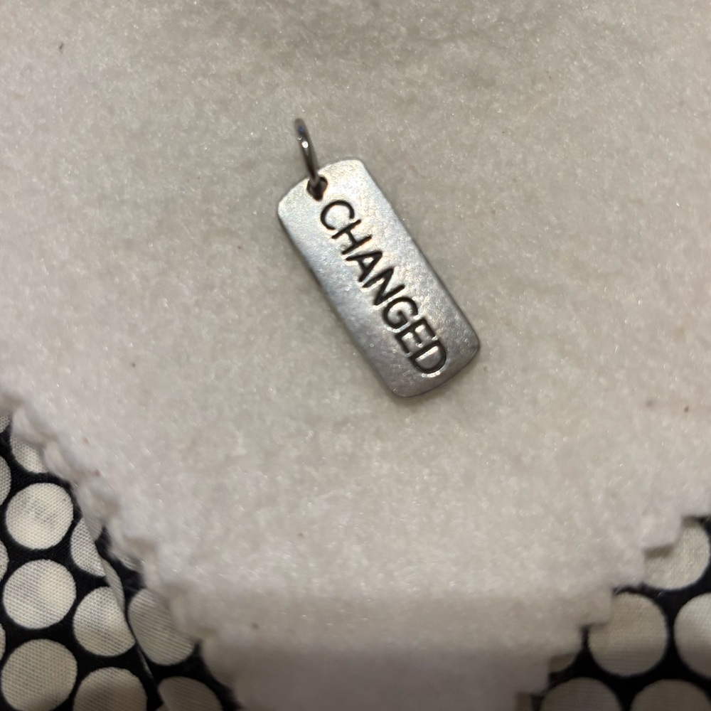 Origami Owl Changed (for the better) Tag Charm